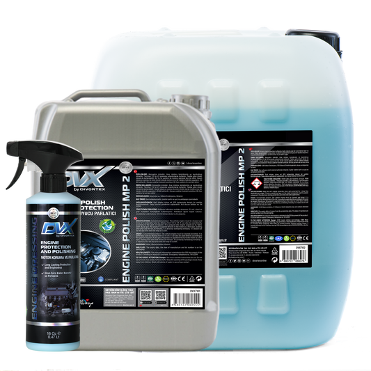 Concentrated engine protectant that keeps engine parts clean and shiny for months.