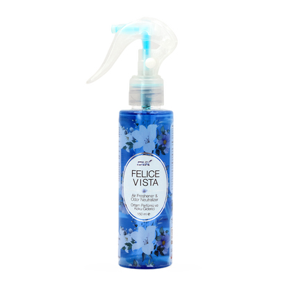 Multi-purpose air freshener eliminates foul odors and leaves a lasting pleasant scent.